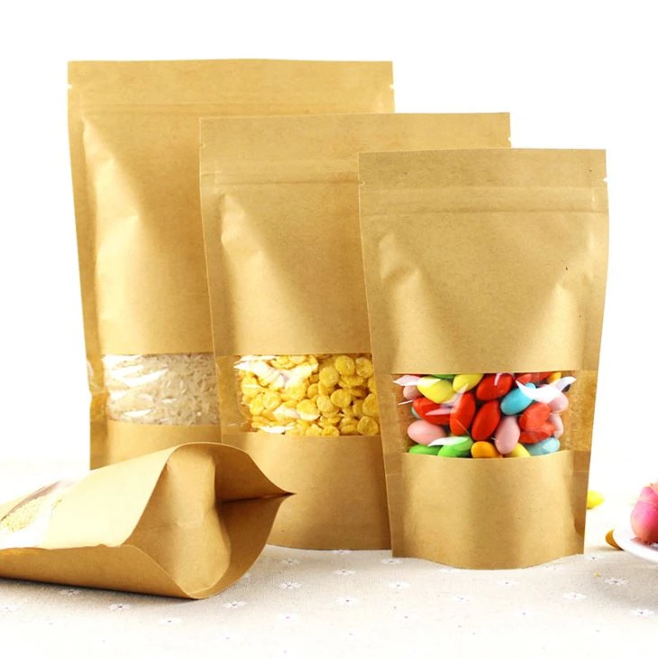 Stand Up Pouches With Window