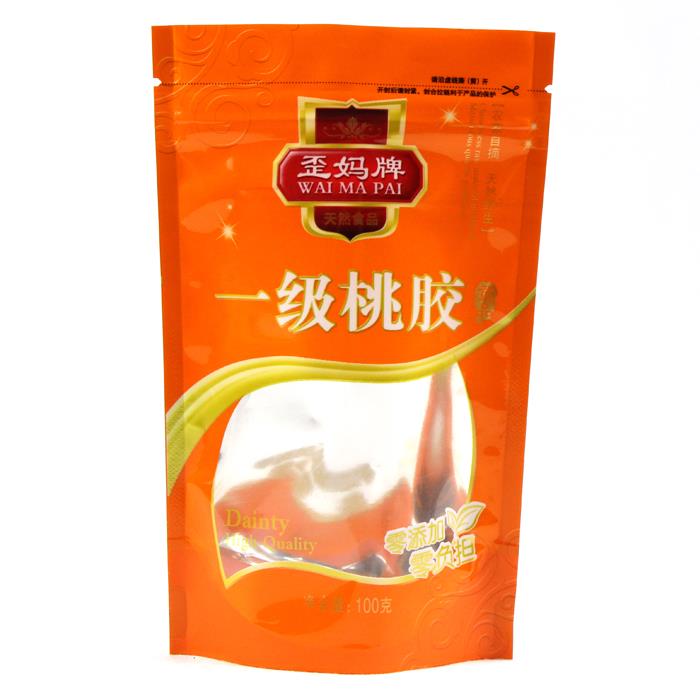 Poly Stand Up Bag With Window