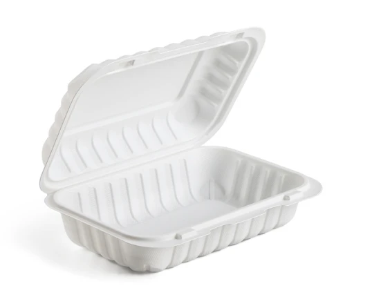 9x6 inch white leftover container
  