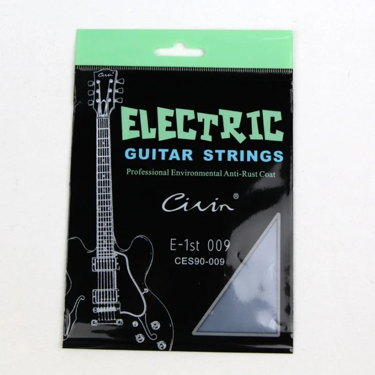 OPP Autohesion Bag With Plane Hole For Guitar String Packaging