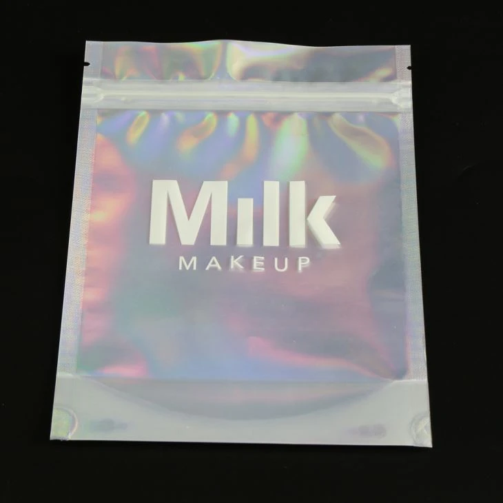 Plastic Make Up Bags With Clear Window And Zipper Lock