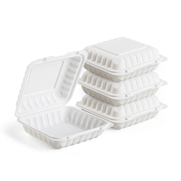 Disposable Plastic Take Out Hinged Food Container