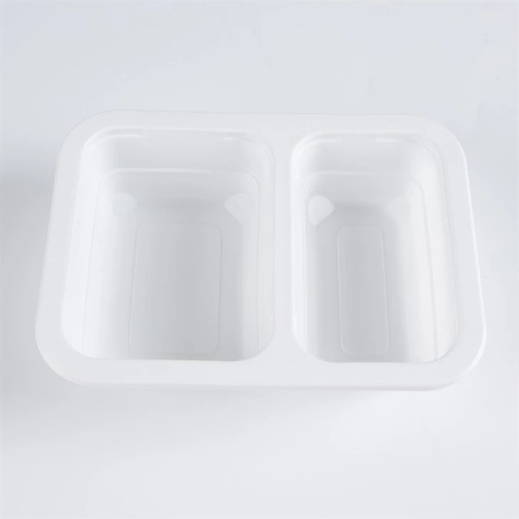 2 Compartment Food Tray