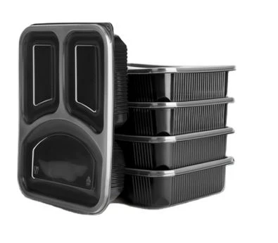 3 Compartment Disposable Food Containers