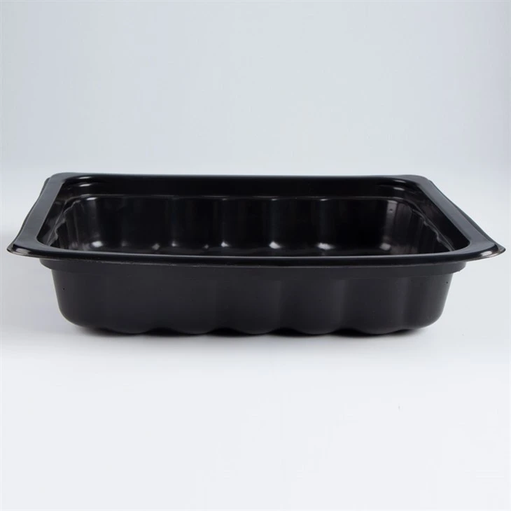 Black Food Tray