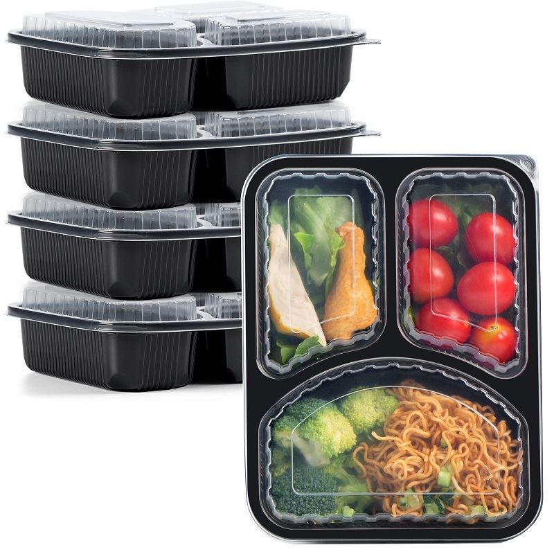 3 Compartment Togo Containers
