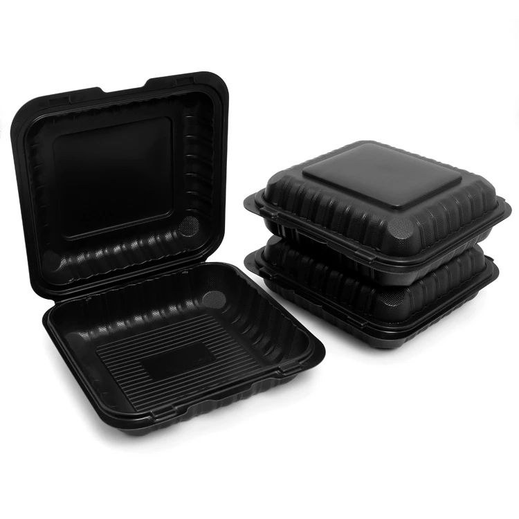 Black To Go Containers