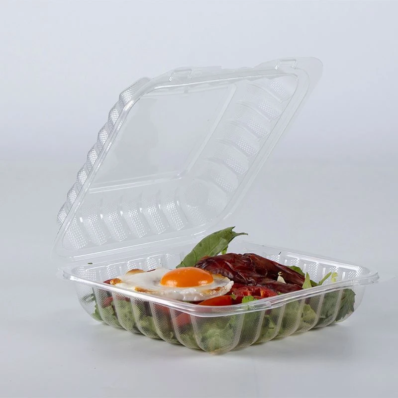 Clear Hinged To Go Containers
