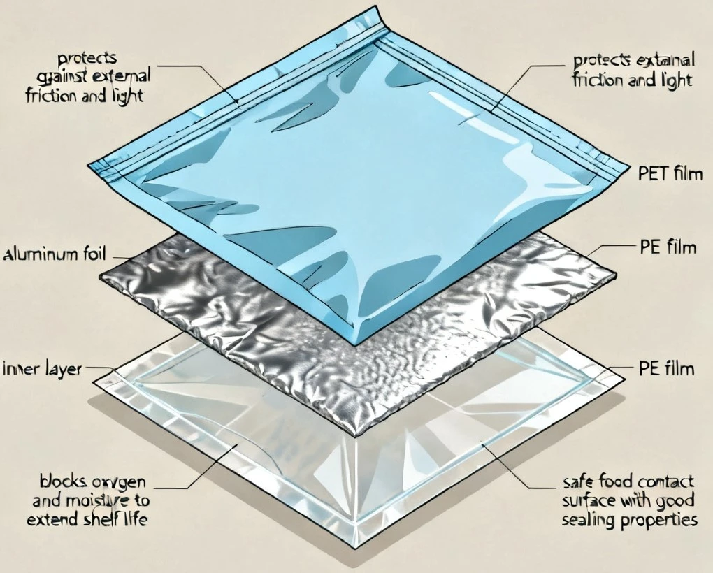 Multi-layer packaging structure