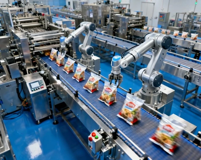 Packaging production line