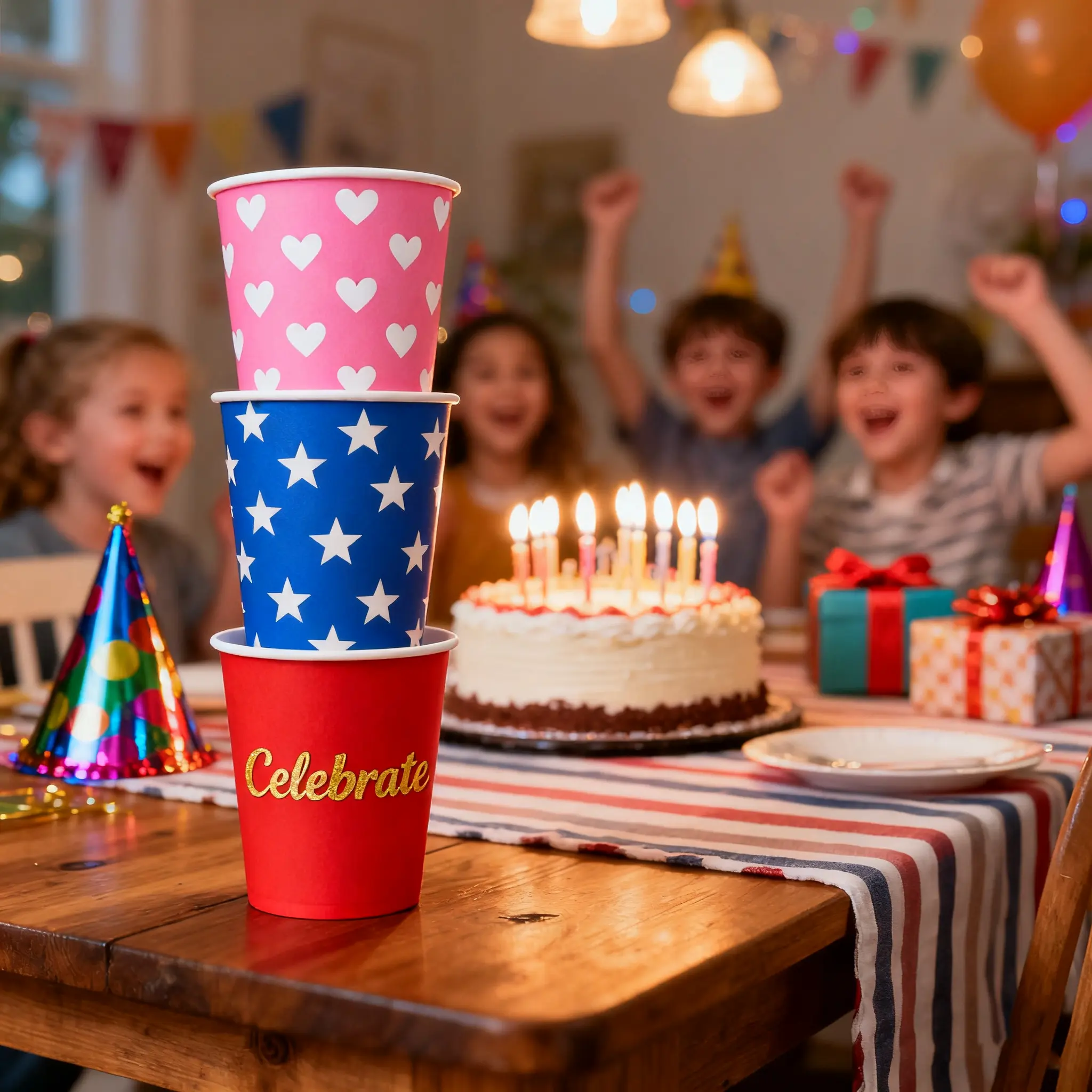 Party paper cups