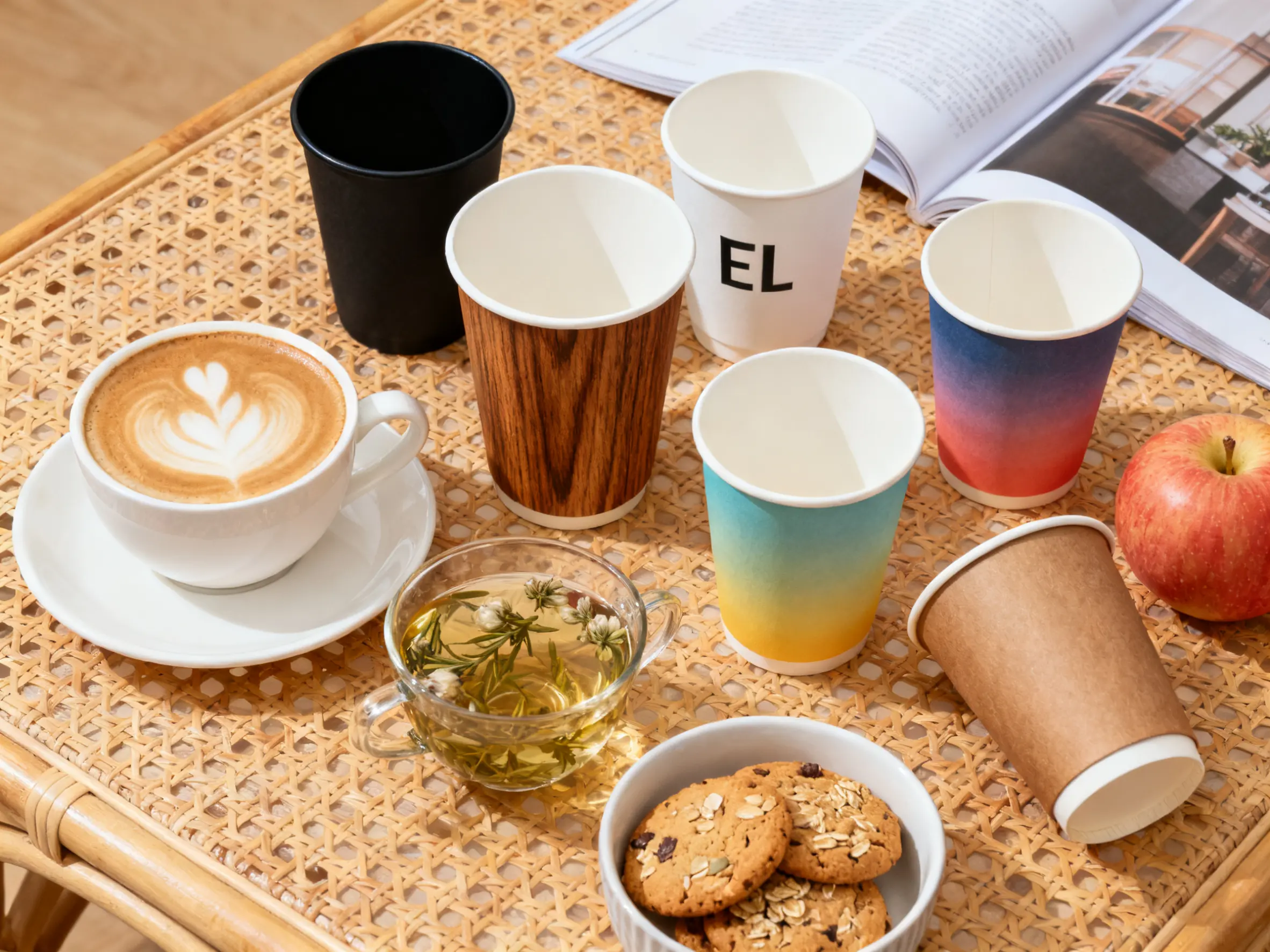 Modern paper cups