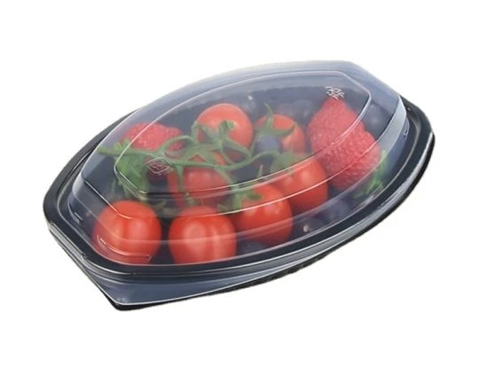 Oval PP Plastic Food Containers With Lid